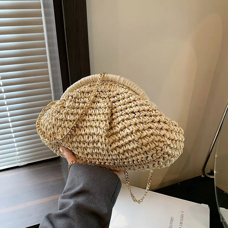 Pochette Positano Chic Naturel Doré ORIS WEAR