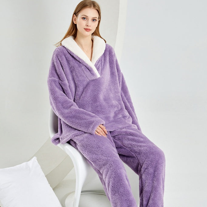 Pyjama en flanelle épaissi – Confort et chaleur pour la maison ORIS WEAR