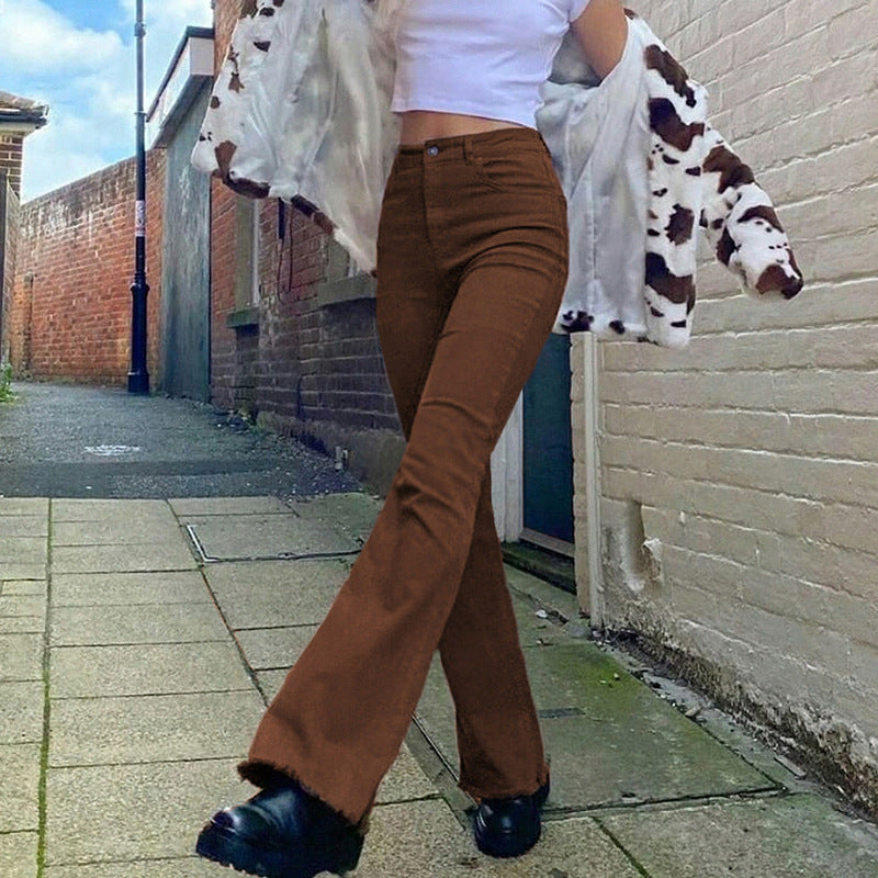 Jean bootcut extensible  taille haute ORIS WEAR