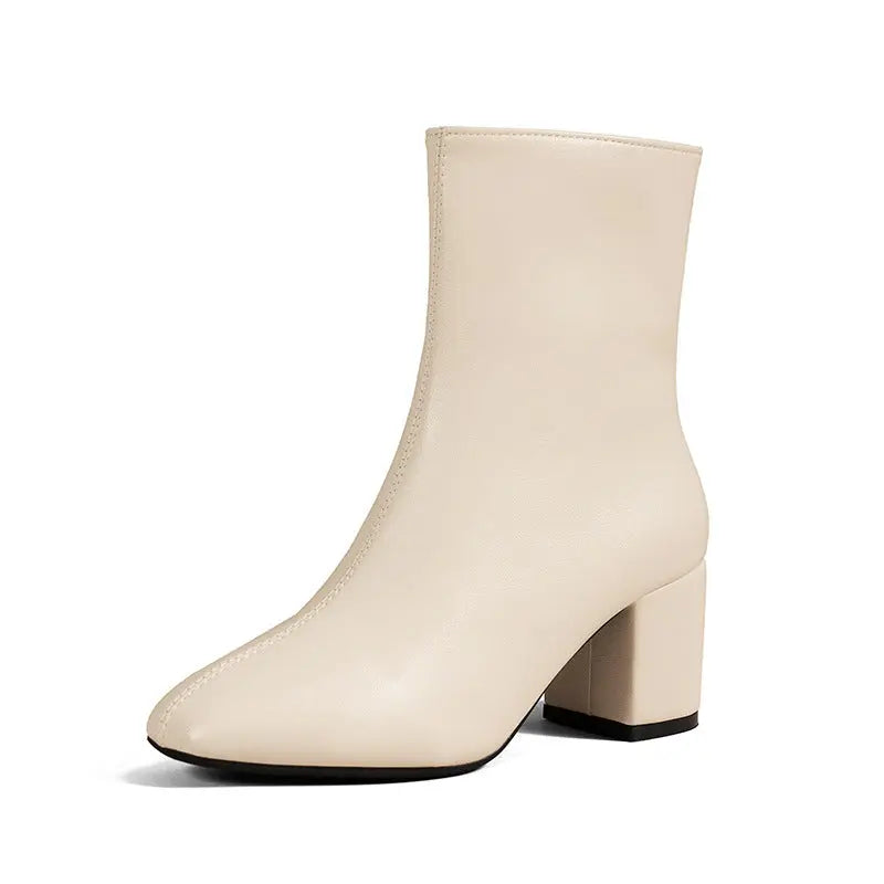 Bottes Élégantes à Bout Pointu et Talon Épais ORIS WEAR