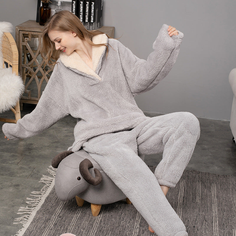 Pyjama en flanelle épaissi – Confort et chaleur pour la maison ORIS WEAR