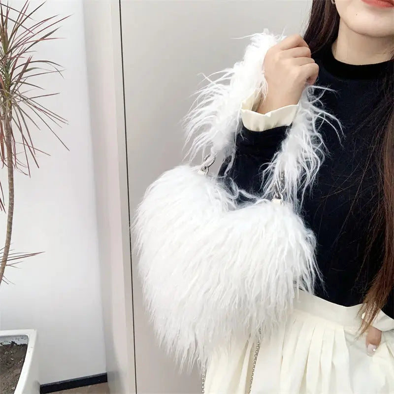 Sac Cœur Peluche Tendre Luxe ORIS WEAR