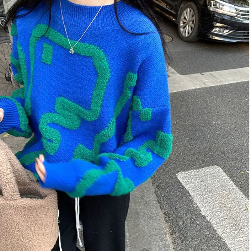 Pull épais à motif dessin animé pour Votre Hiver ORIS WEAR