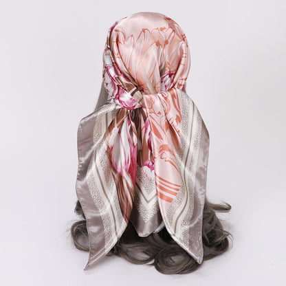Foulard "Éclat Fleuri" en Soie ORIS WEAR