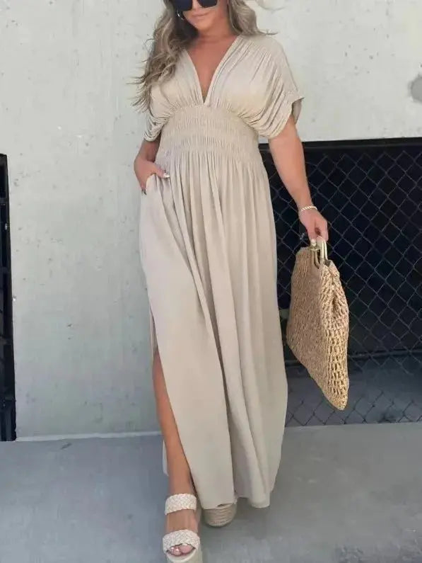Robe Muse Longue Élégante Fendue ORIS WEAR