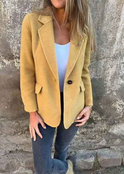 Blazer court boutonné style hiver femme ORIS WEAR