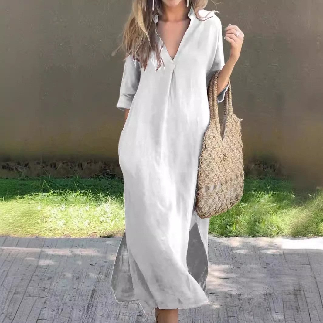 Robe chic longue d'été ORIS WEAR