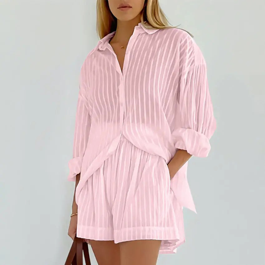 Ensemble Élégance Estivale Rayée ORIS WEAR