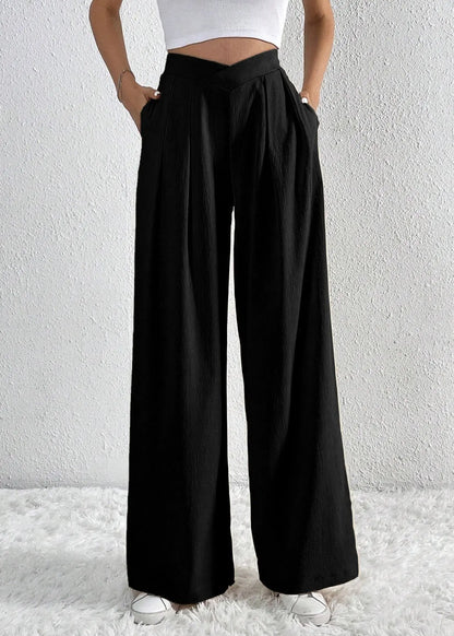 Pantalon large plissé femme été ORIS WEAR