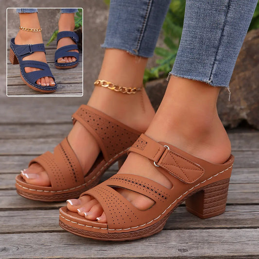 Mules à Talon Carré et Bout Ouvert ORIS WEAR