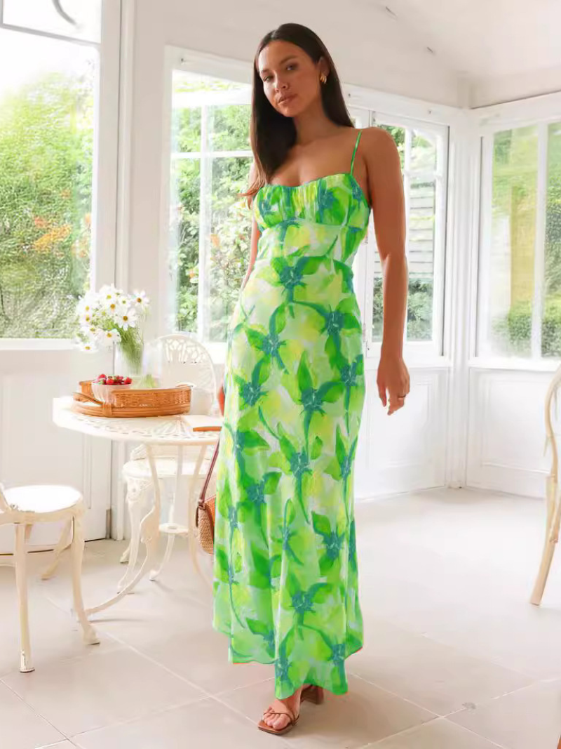 Maya | La Robe Mi-Longue Fleurie élégante ORIS WEAR