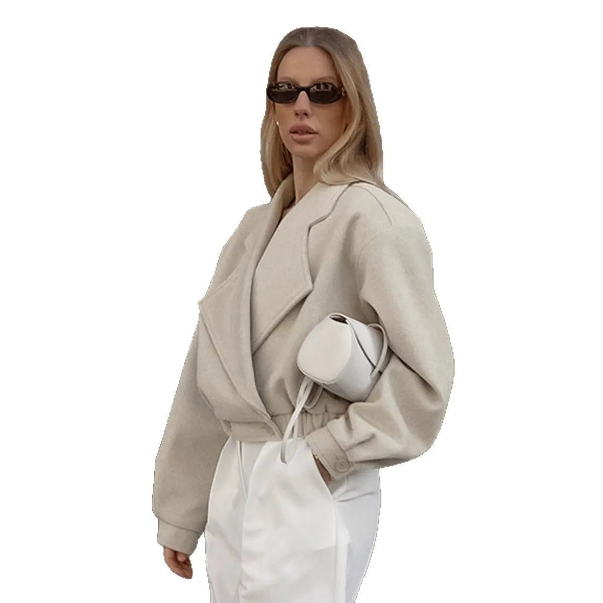 Veste Femme en Laine Élégant à Col Blazer – Idéal pour le Quotidien ORIS WEAR