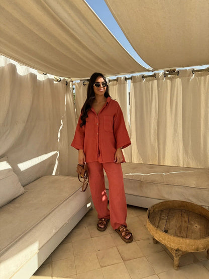 Chemise et pantalon en lin ORIS WEAR
