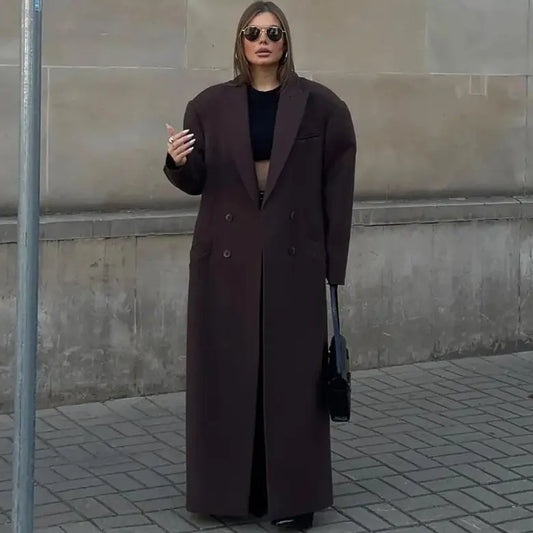 Veste femme fluide marron — ORIS WEAR