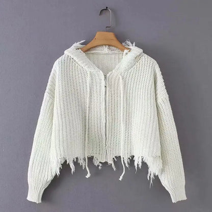 Pull Oversize Épaules Dénudées Maille Fluffy ORIS WEAR