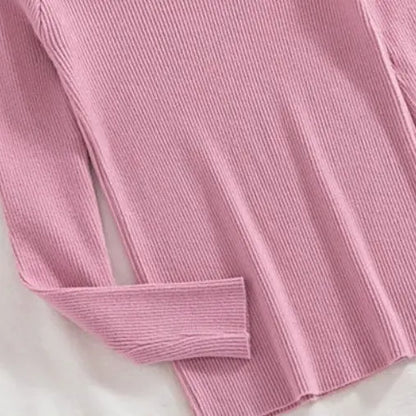 Pull côtelé à col montant – Coupe ajustée et allure chic ORIS WEAR