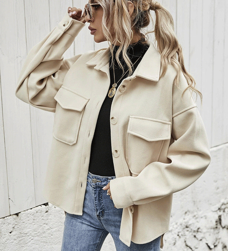 Manteau d'hiver  revers simple boutonnage épaissi ORIS WEAR