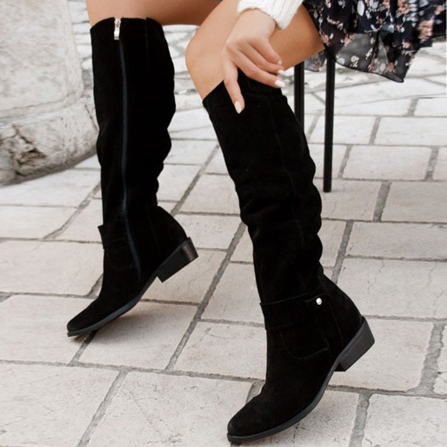 Bottes Suède Femme Élégance Automnale en Suède ORIS WEAR