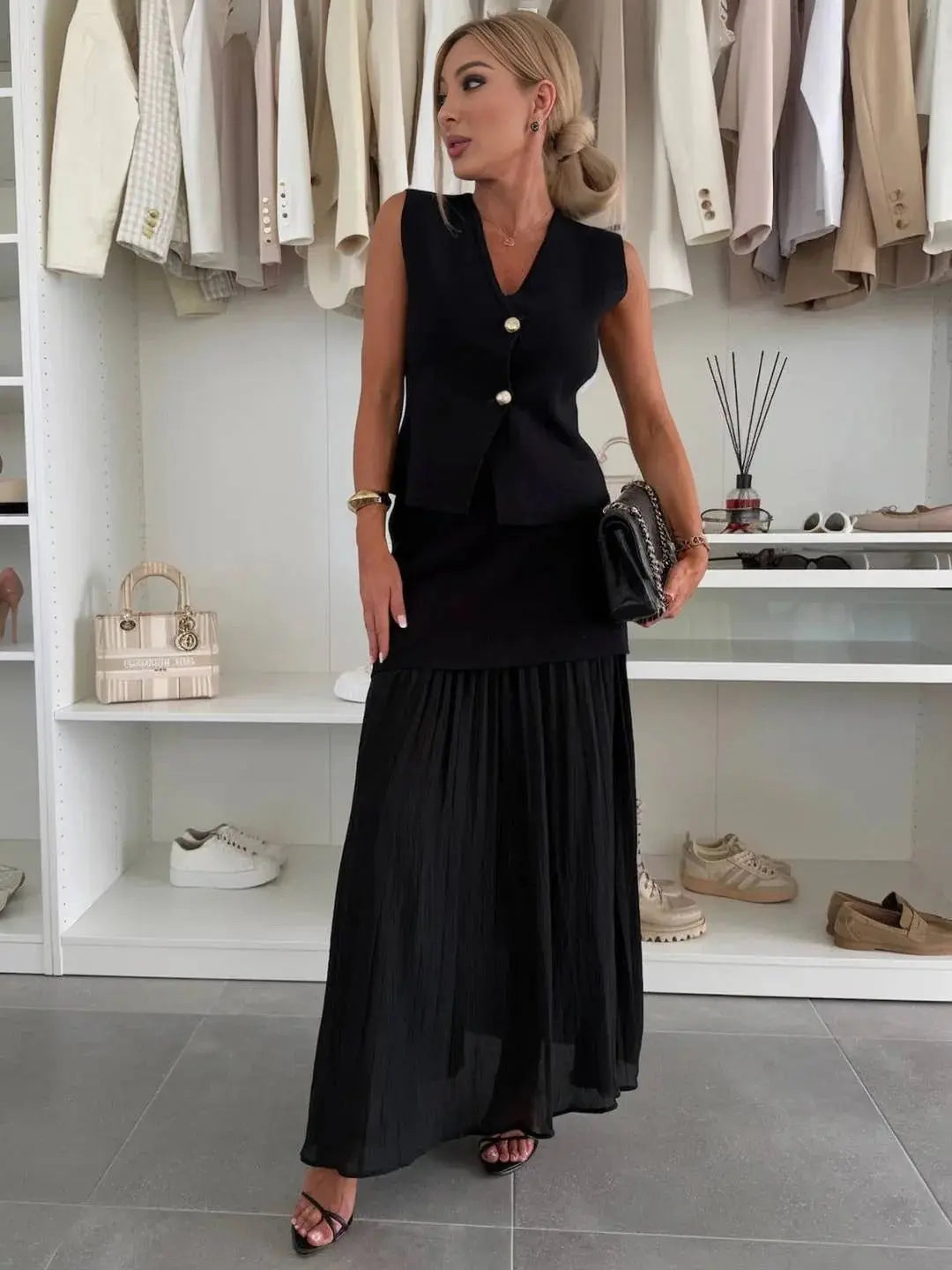 Alyama Luxe – Gilet & Jupe Longue ORIS WEAR