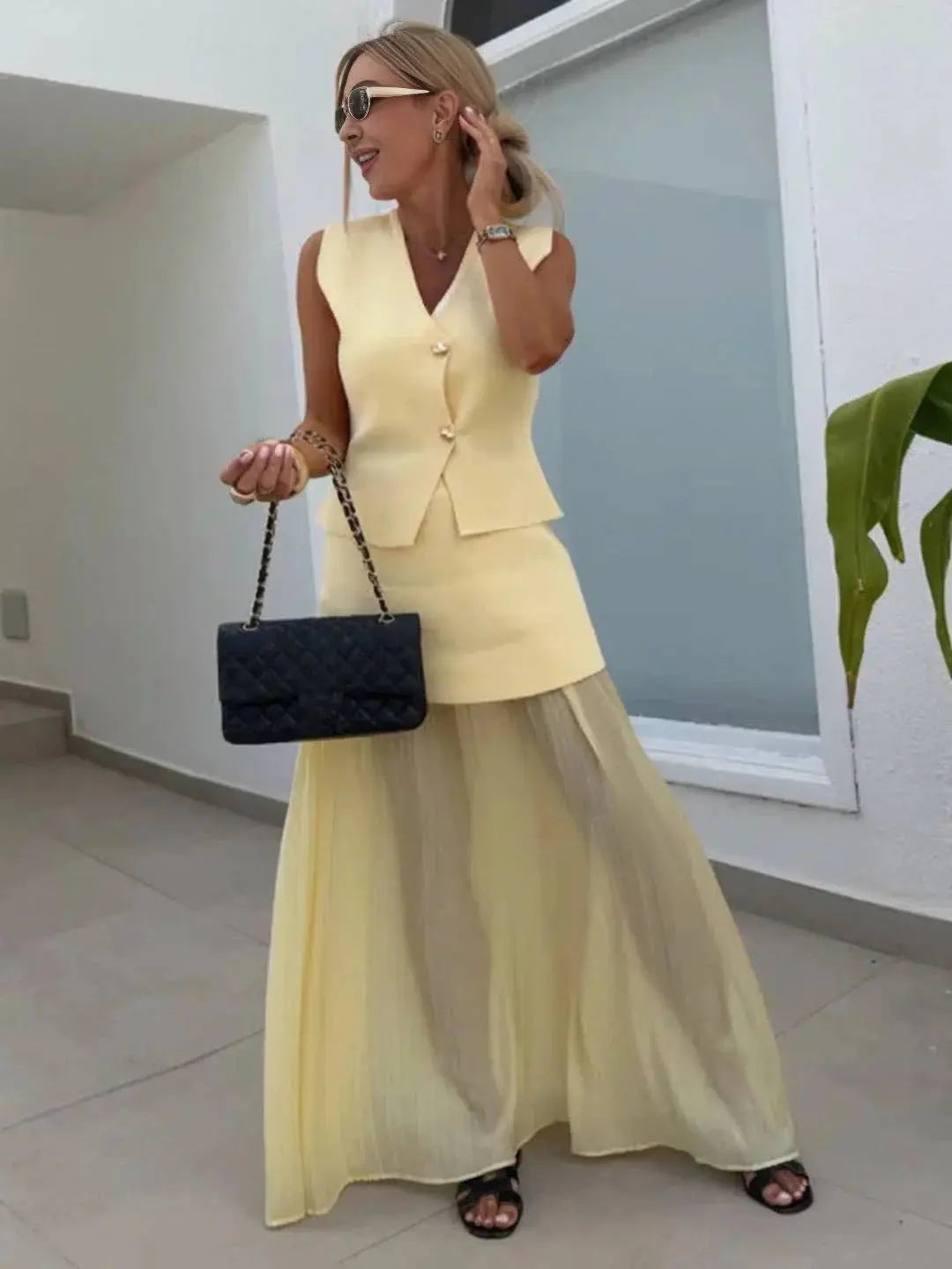 Alyama Luxe – Gilet & Jupe Longue ORIS WEAR