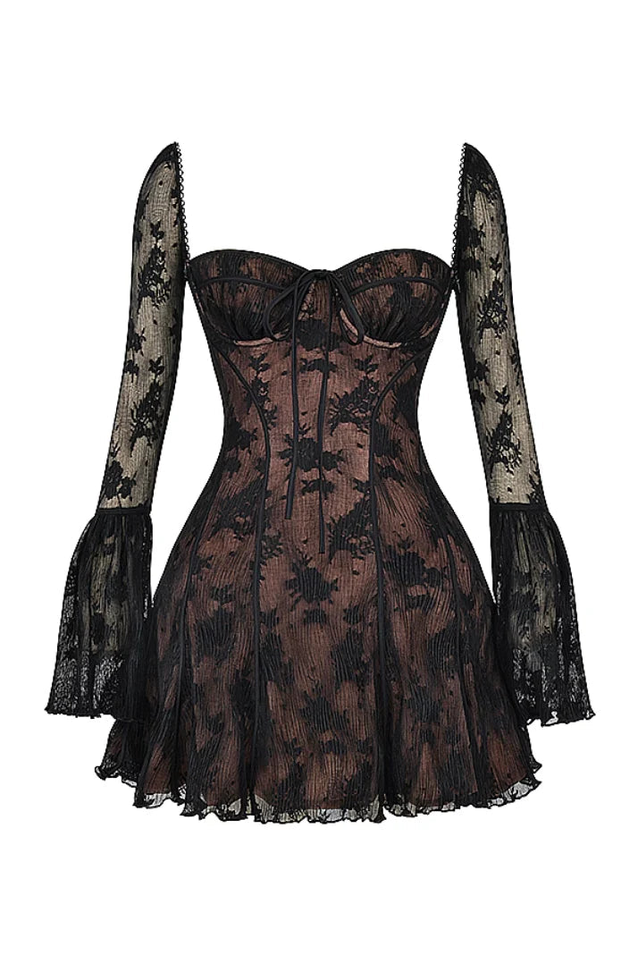 Serenity | Robe Vintage en Dentelle Corset Cintré ORIS WEAR