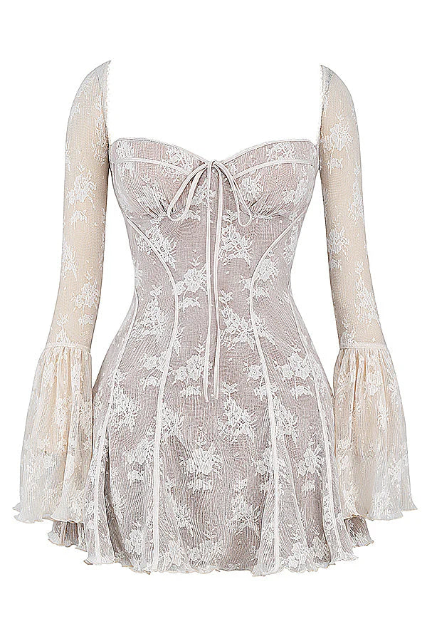 Serenity | Robe Vintage en Dentelle Corset Cintré ORIS WEAR