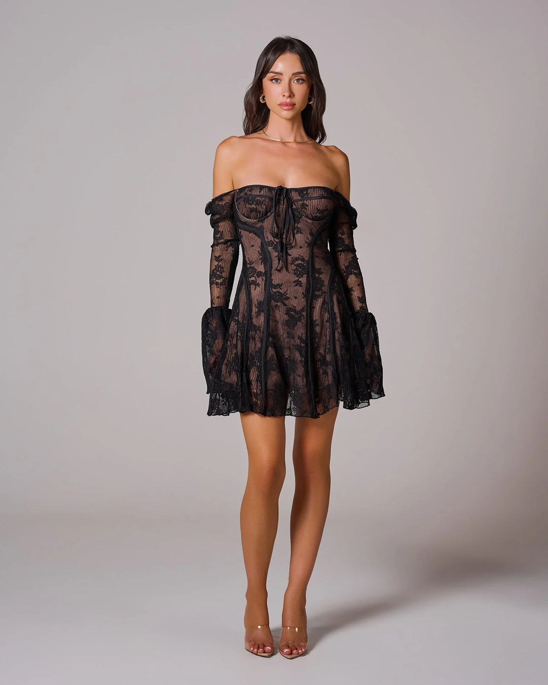 Serenity | Robe Vintage en Dentelle Corset Cintré ORIS WEAR