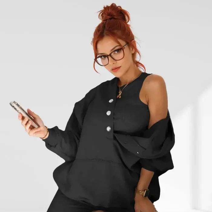 Sweatshirt Femme Coton Doux – 3 Pièces ORIS WEAR