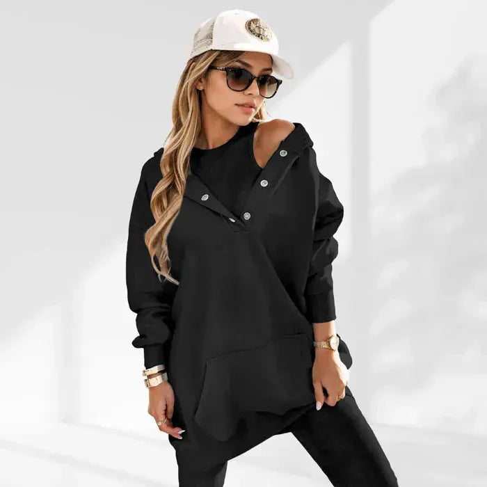 Sweatshirt Femme Coton Doux – 3 Pièces ORIS WEAR