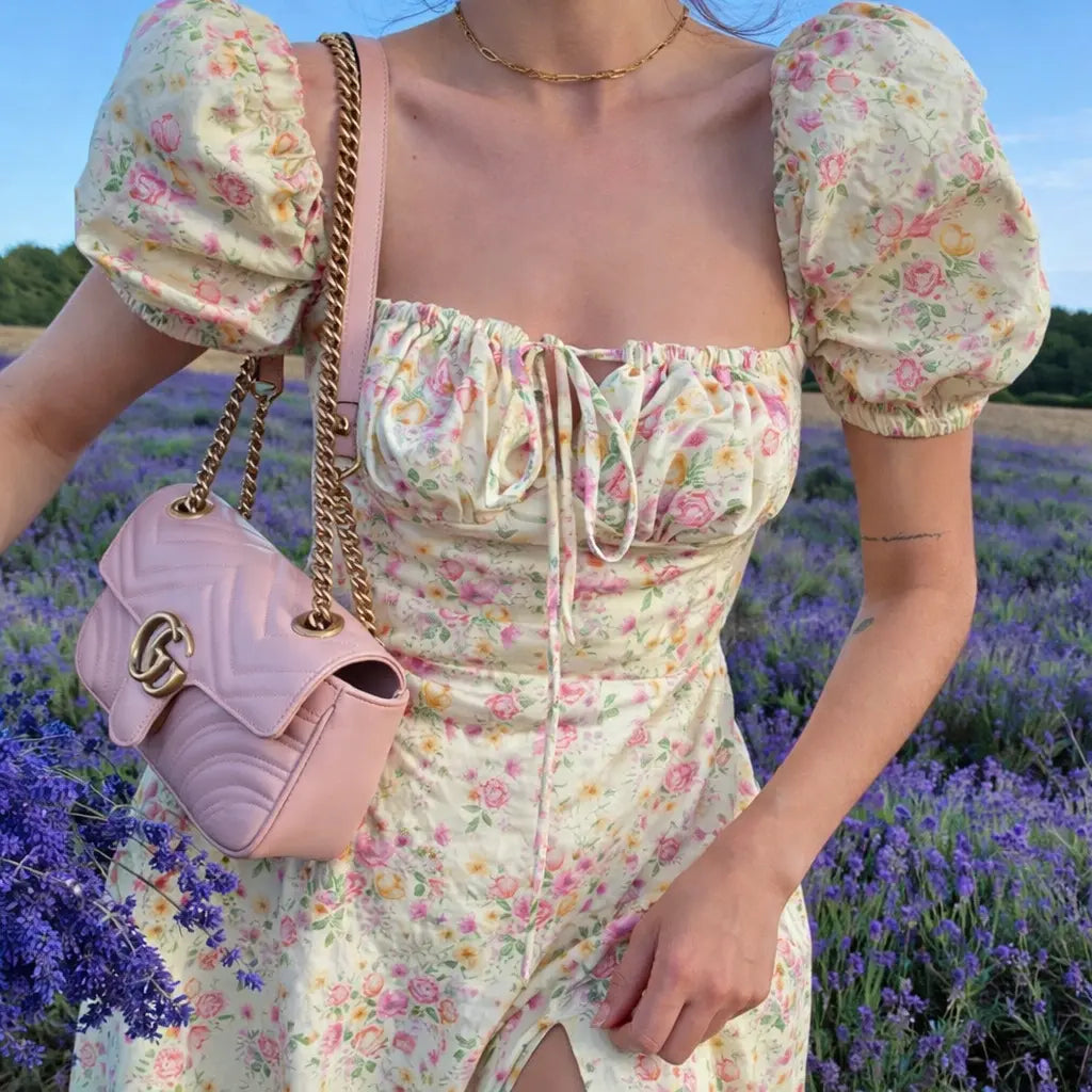 Robe longue été fleurie élégante femme ORIS WEAR