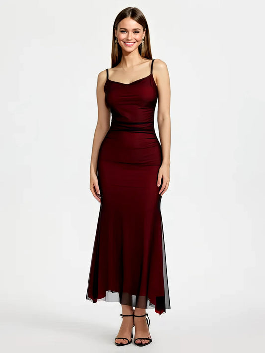 Danaé – The Midnight Wine Illusion Dress