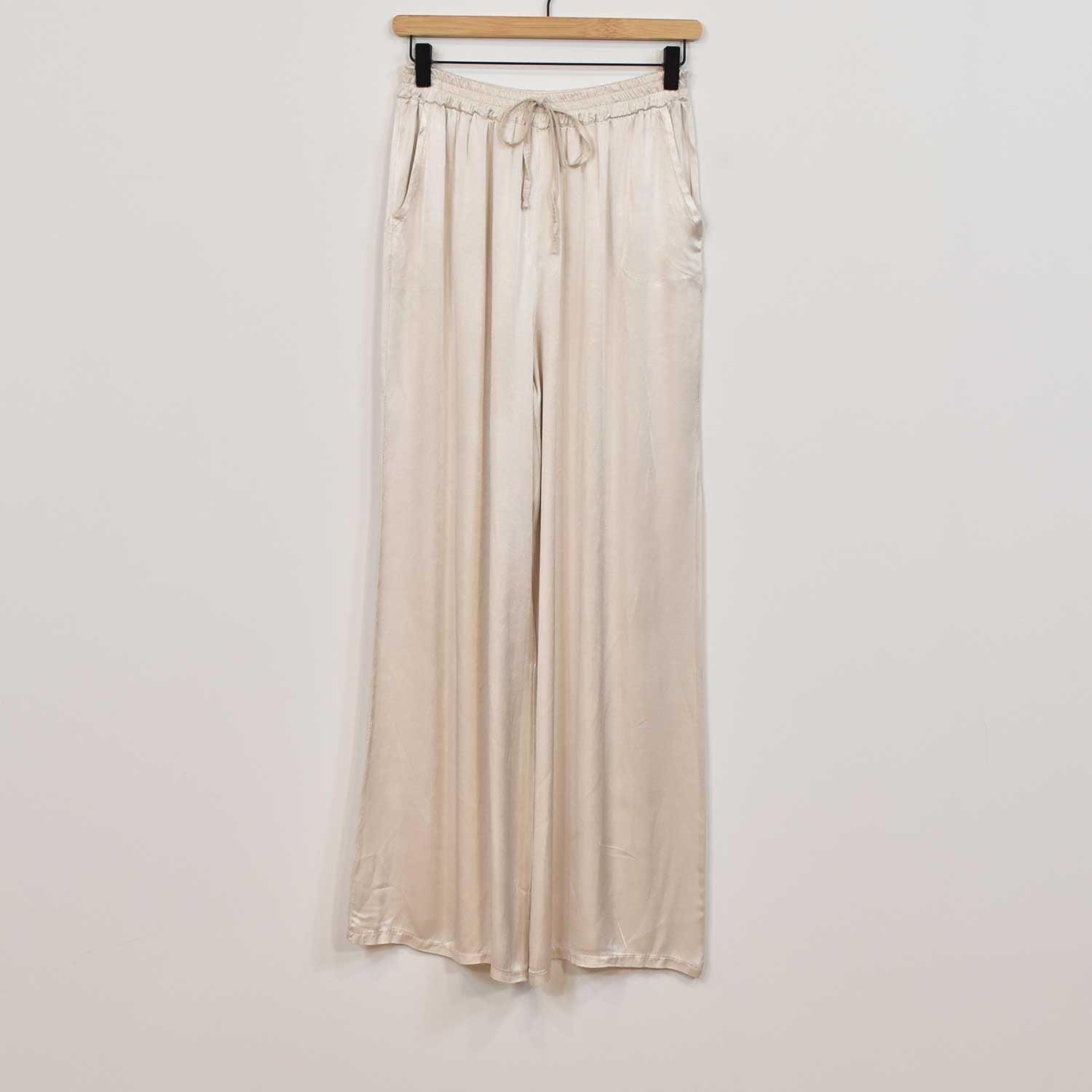 Ensemble Satin Chic - Haut Fluide & Pantalon Large ORIS WEAR