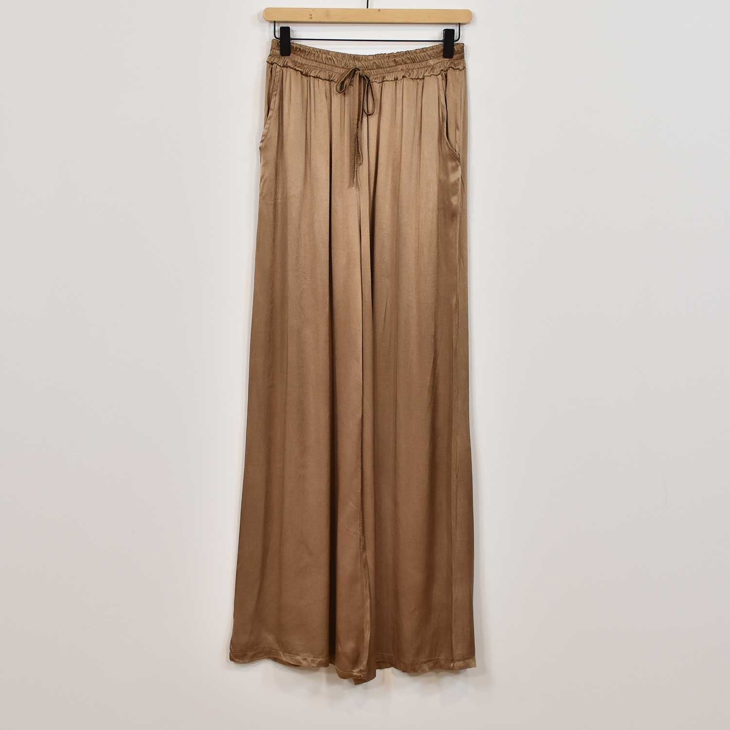 Ensemble Satin Chic - Haut Fluide & Pantalon Large ORIS WEAR