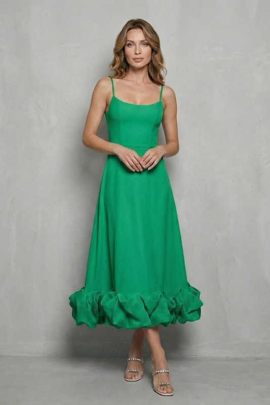Robe longue femme bustier bleu — ORIS WEAR