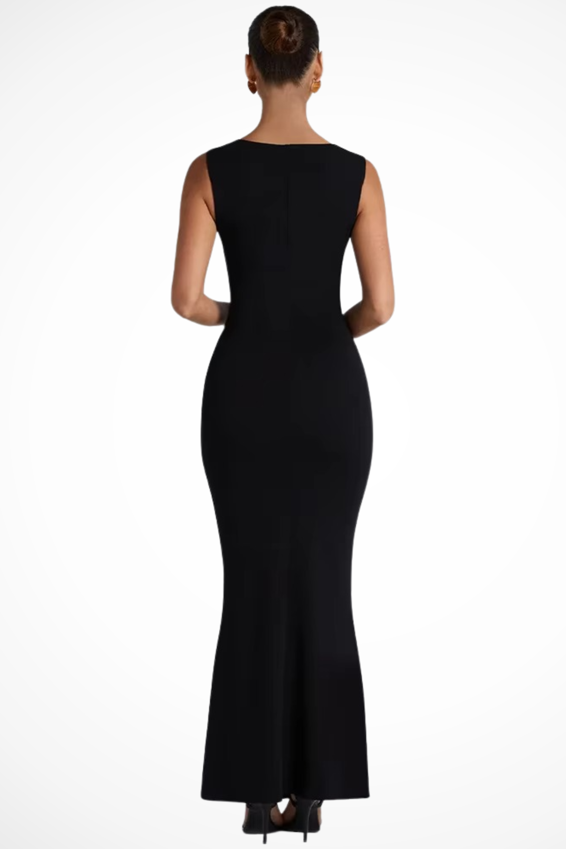 Steffany | Robe Maxi Bodycon à Encolure Carrée pour Femmes Invitées de Mariage Celeste London