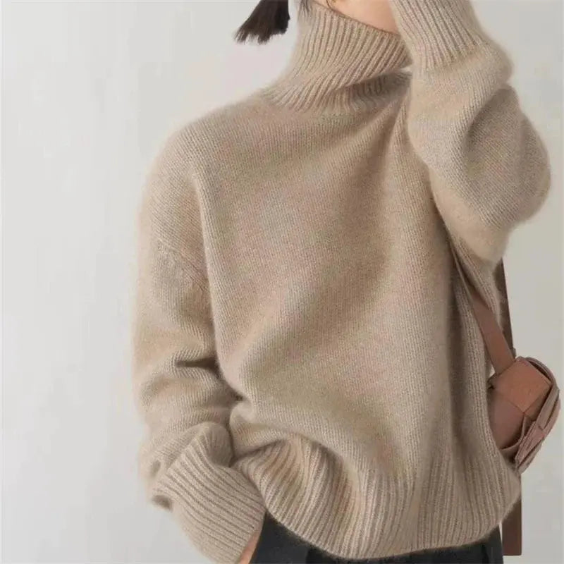 Pull Col Roulé Oversize en Cachemire ORIS WEAR