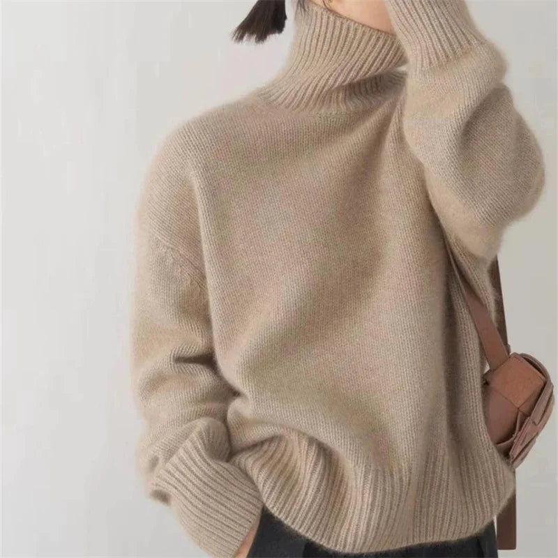 Pull Col Roulé Oversize en Cachemire ORIS WEAR