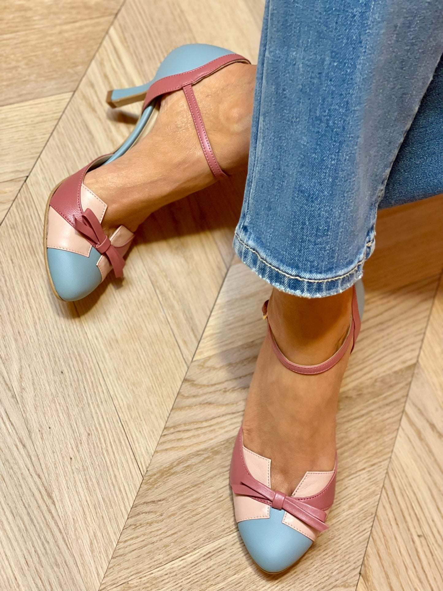 Sandales  bout pointu, boucle, talons hauts ORIS WEAR