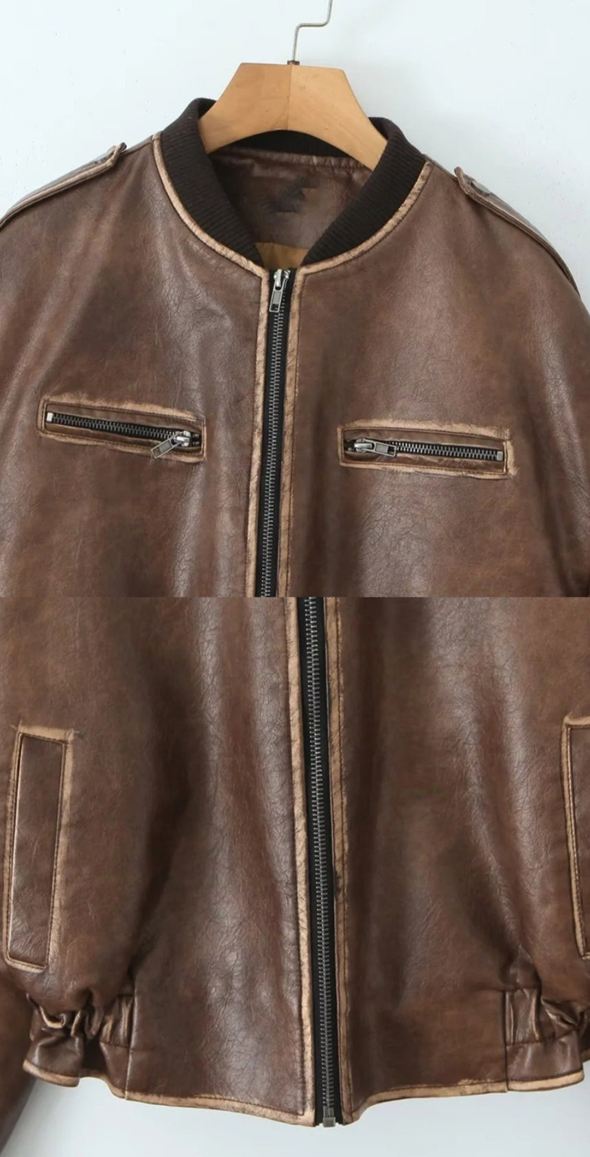 Veste aviateur vintage cuir ORIS WEAR