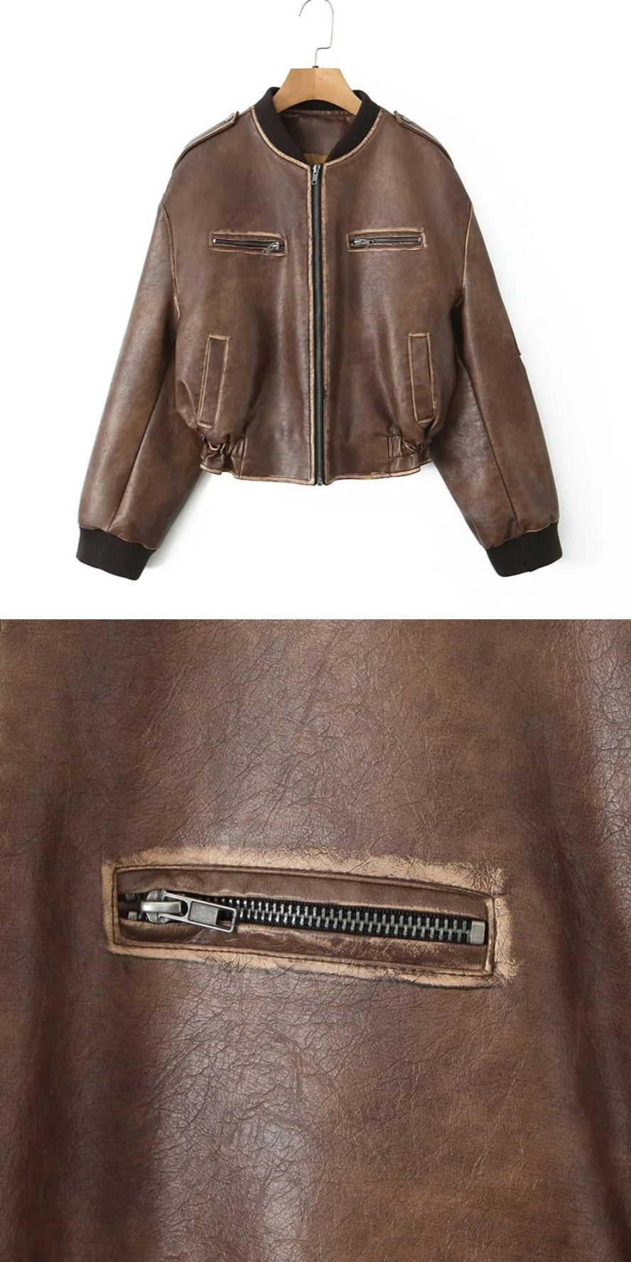 Veste aviateur vintage cuir ORIS WEAR