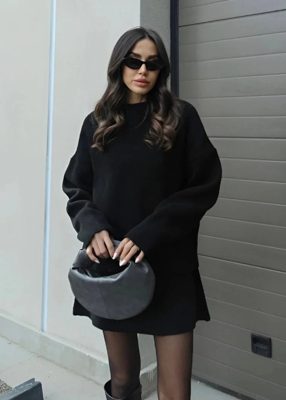 Ensemble pull et jupe élégante femme ORIS WEAR
