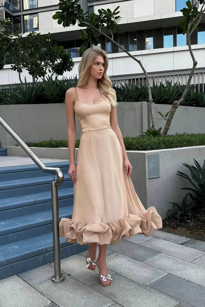 IRSA | ROBE AVEC VOLANT ET BUSTIER ORIS WEAR