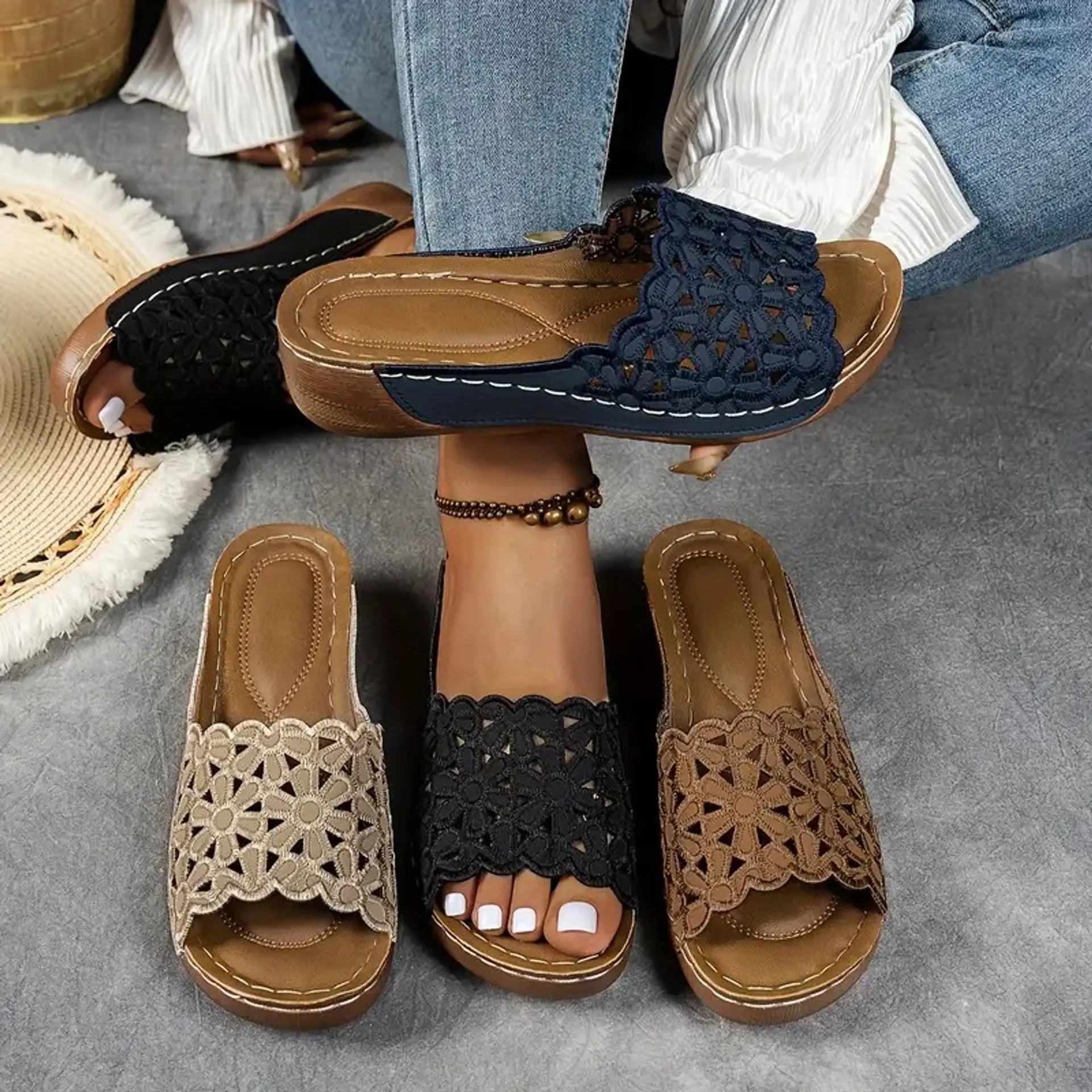 Sandales Mila – Dentelle & Confort ORIS WEAR