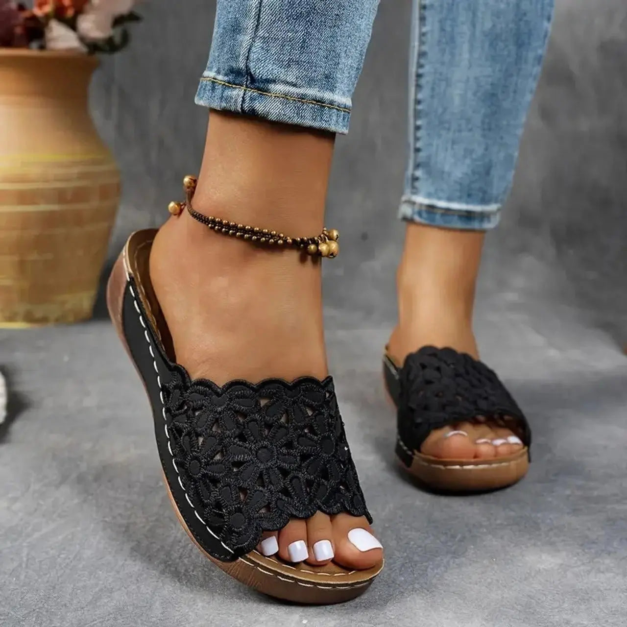 Sandales Mila – Dentelle & Confort ORIS WEAR
