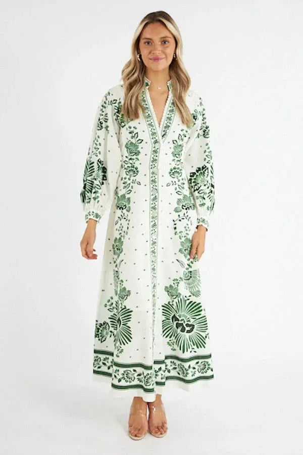 Alia | Robe Longue Bohème Élégante ORIS WEAR