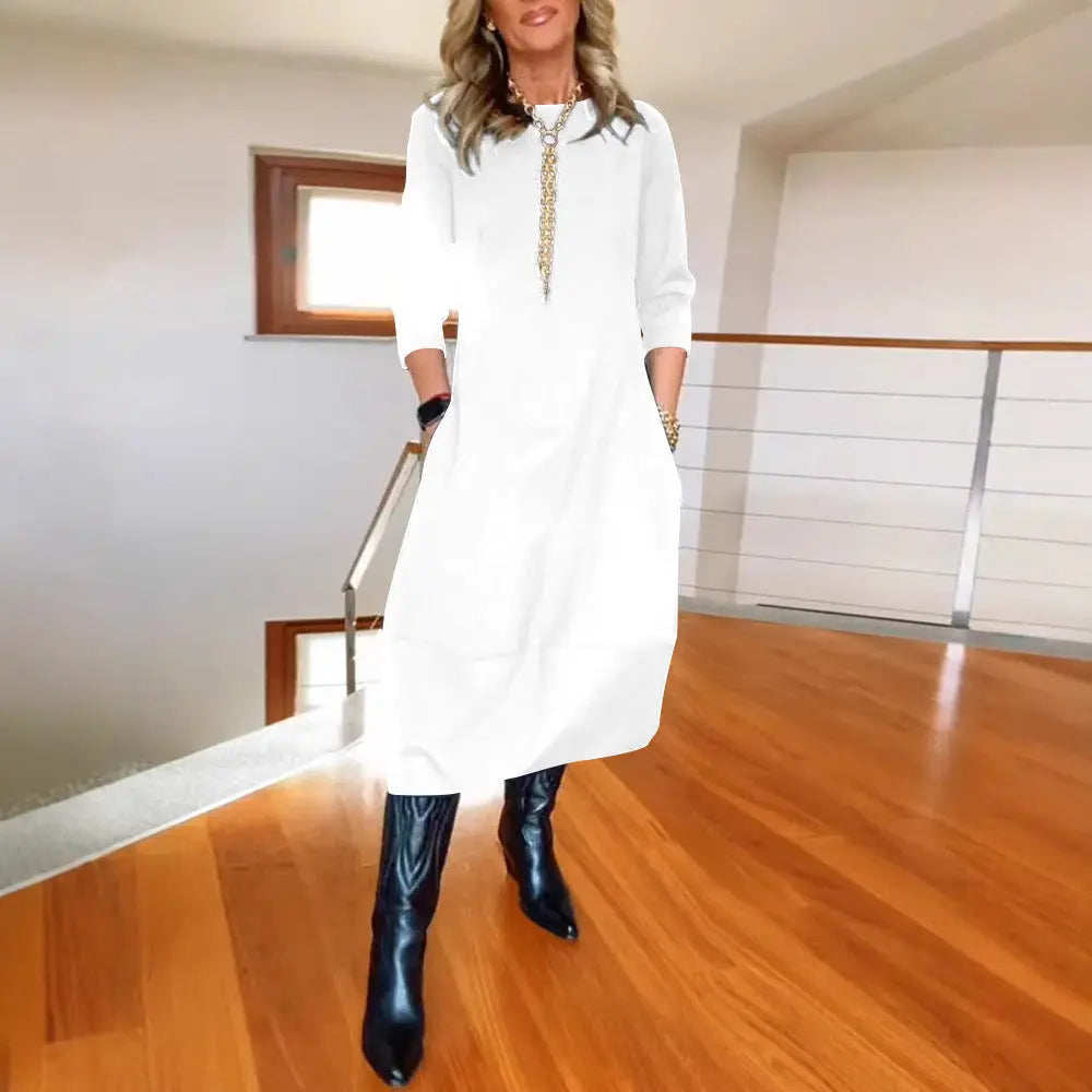 Robe Longue Élégante – Confort et Style en Toute Saison ORIS WEAR