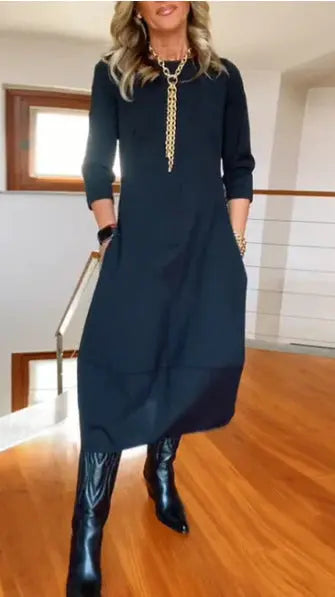 Robe Longue Élégante – Confort et Style en Toute Saison ORIS WEAR