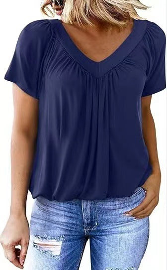 T-shirt Femme Col V – Simplicité Élégante au Quotidien ORIS WEAR