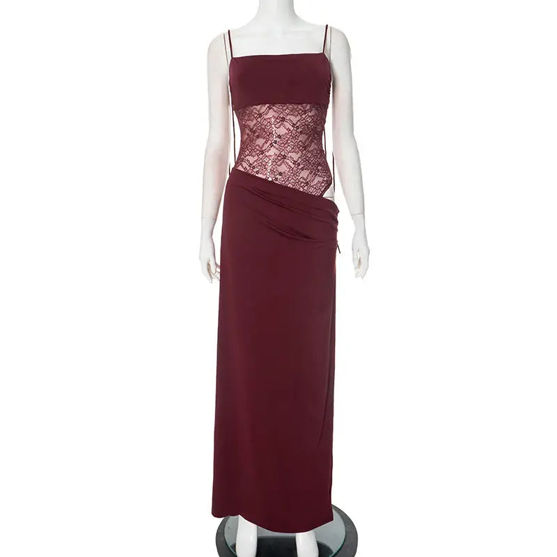 Elora | Robe longue en dentelle ORIS WEAR