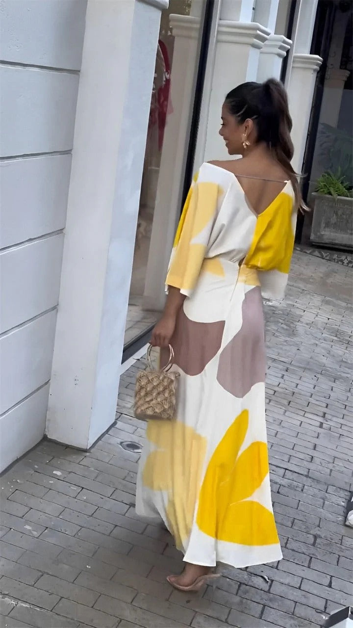 Ombre Sereine – Robe Longue Ample à Élégance Silencieuse ORIS WEAR